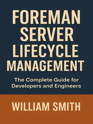 cover image of Foreman Server Lifecycle Management